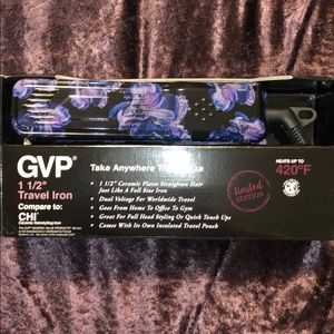 GVP travel iron 1.5 inch never used